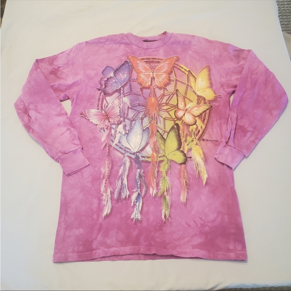 💘THE MOUNTAIN Medium new condition long sleeve pink sweatshirt